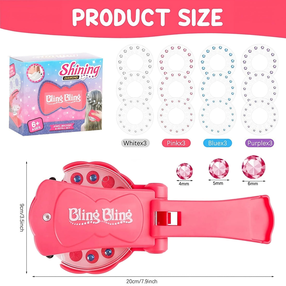 Rave Essentials Co. BLINGZ™ Gemstone Hair Decorator