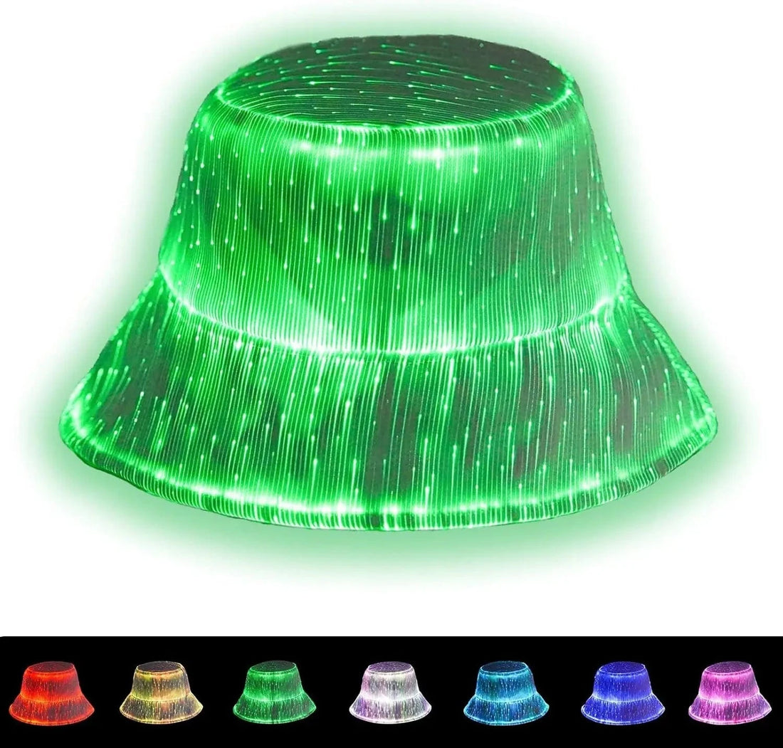Rave Essentials Co. Full Coverage Color Changing Luminus™ LED Bucket Hat