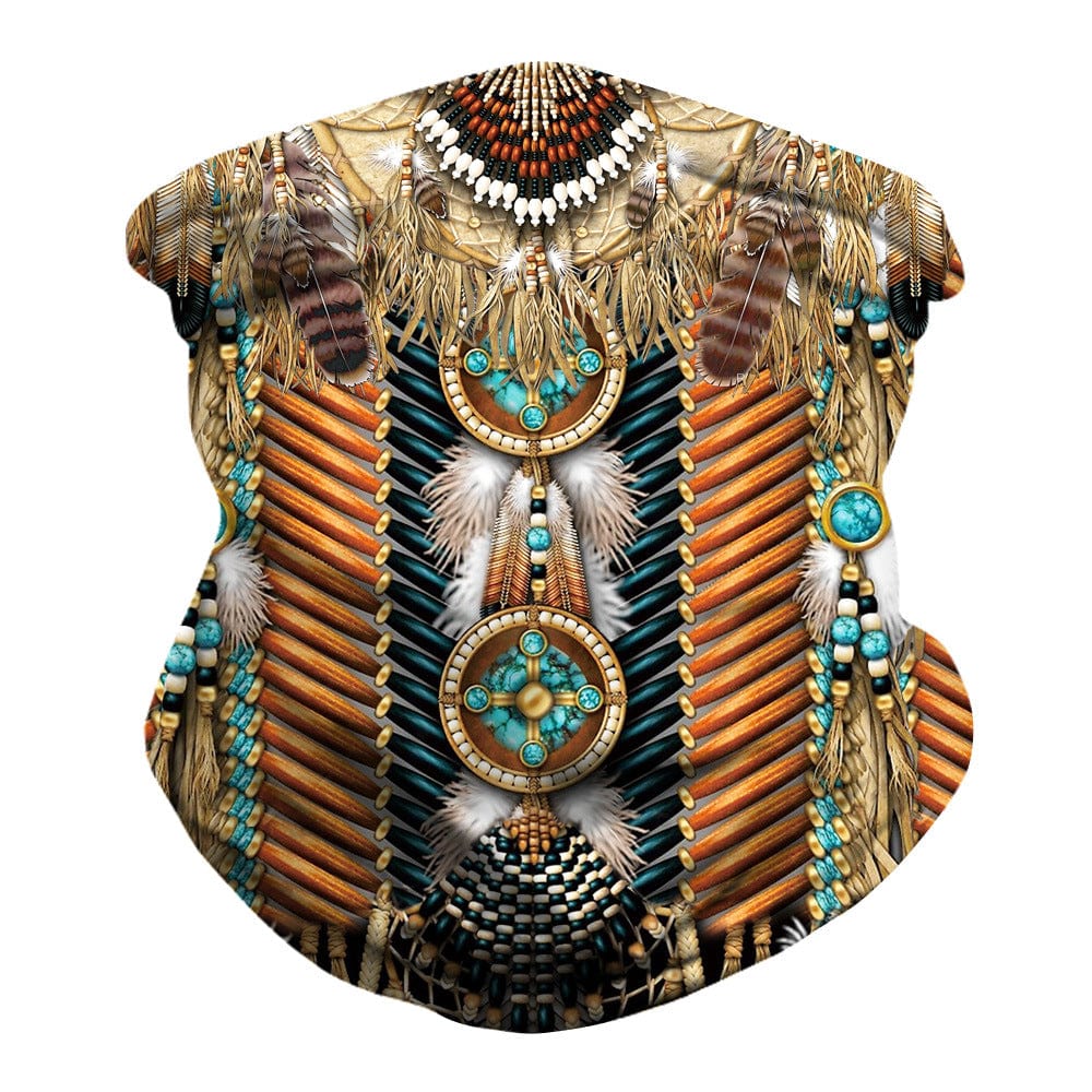 Rave-Essentials Co. Care Brown / One size Digital Printing Outdoor Sports Insect Repellent Mask