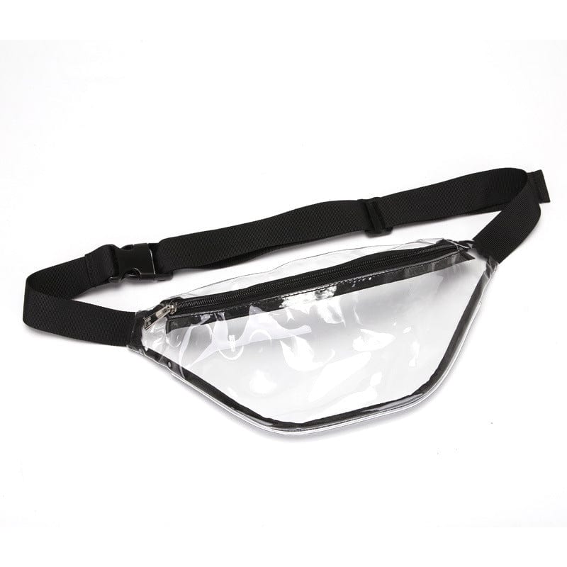 Rave-Essentials Co. Black Essential Transparent Fanny Pack