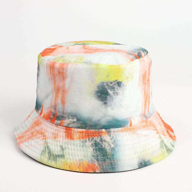 Rave-Essentials Co. Care Dark green orange / M Hallucinating Trippy Bucket Hat