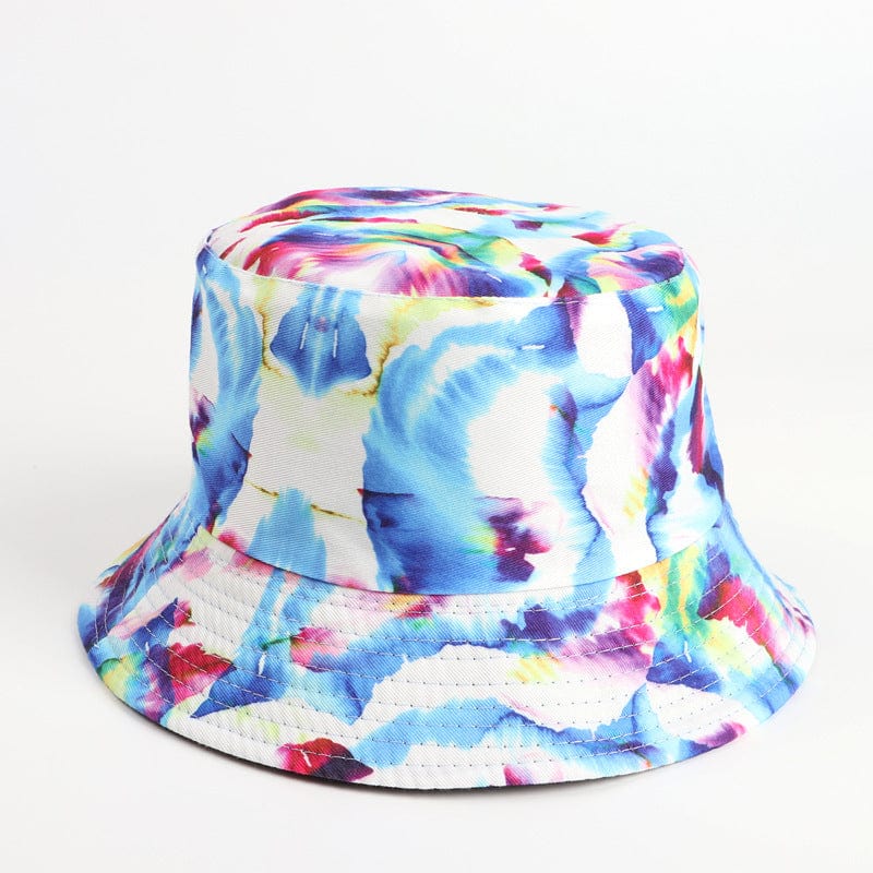 Rave-Essentials Co. Care Light blue white / M Hallucinating Trippy Bucket Hat