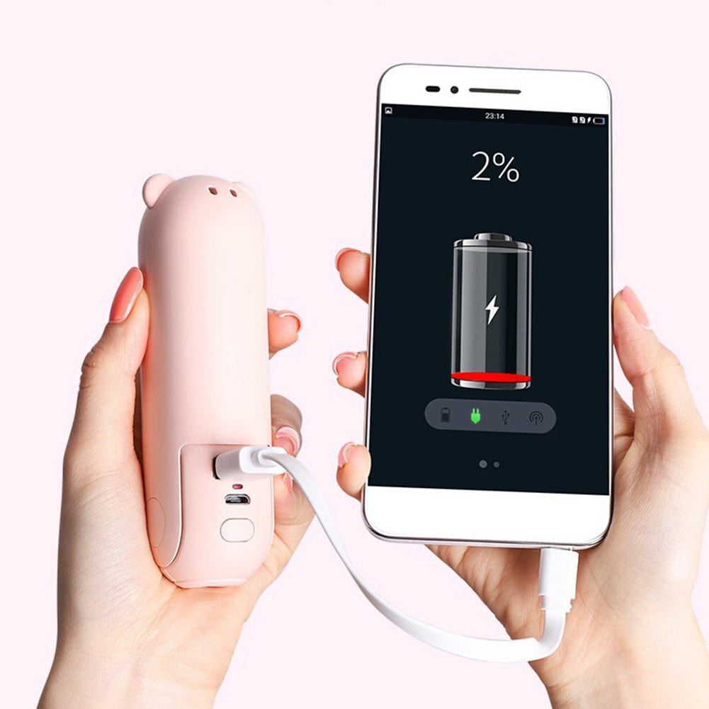 Rave-Essentials Co. Power Bank Charger + Fan + Flashlight Hybrid