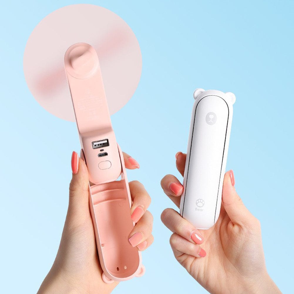 Rave-Essentials Co. Power Bank Charger + Fan + Flashlight Hybrid