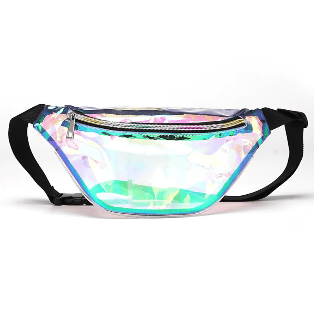 Rave-Essentials Co. Laser Symphony Semi-Transparent HOLO™ Fanny Pack