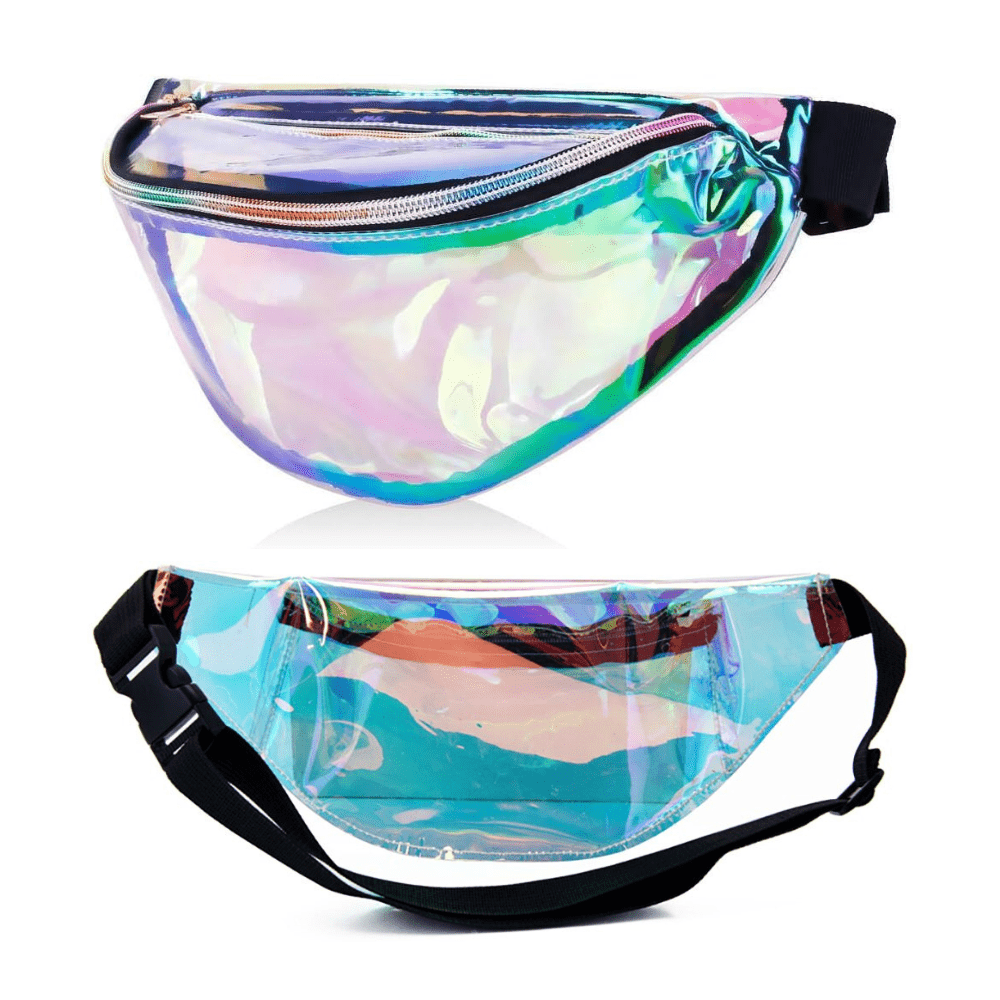 Rave-Essentials Co. Laser Symphony Semi-Transparent HOLO™ Fanny Pack