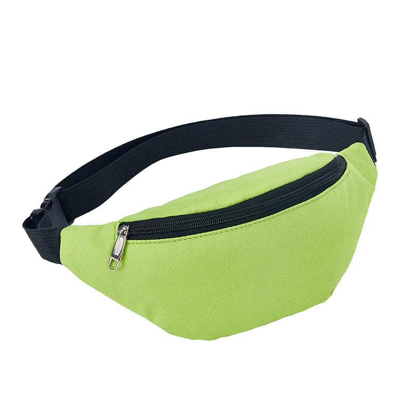 Rave-Essentials Co. Green / 10 Inches Single Pocket Fanny Pack