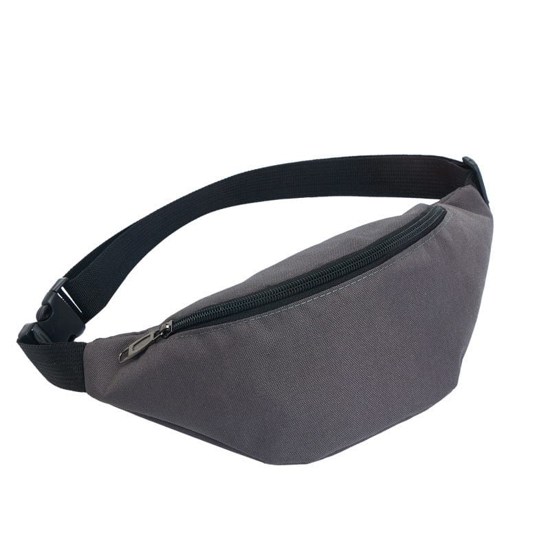 Rave-Essentials Co. Grey / 10 Inches Single Pocket Fanny Pack