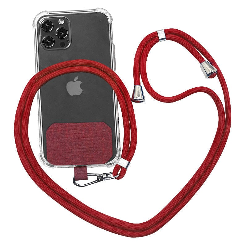 Rave-Essentials Co. Red TUFF® Rope Phone Lanyard